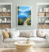 Lake Windermere Travel Print, Lake Windermere Travel Poster, England, Cumbria Art, Lake Windermere Gift, Wall Art Print NQ Media Designs