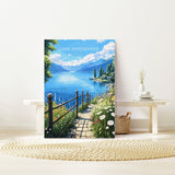 Lake Windermere Travel Print, Lake Windermere Travel Poster, England, Cumbria Art, Lake Windermere Gift, Wall Art Print NQ Media Designs