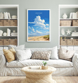 Heacham Beach Poster, Travel Print of Heacham, Norfolk Gift, England, Norfolk Art, Heacham Beach Gift, Wall Art Print NQ Media Designs