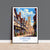 Chester Travel Print, Chester Travel Poster, England, Cheshire Art, Chester Gift, Wall Art Print