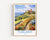 Tuscany Watercolour Print, Travel Poster of Tuscany, Italy, Tuscany Gift, Travel Watercolour Gift