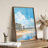 Holkham Beach Travel Print, Travel Poster of Holkham Beach, Norfolk, England, Norfolk Art, Norfolk Gift, Wall Art Print NQ Media Designs