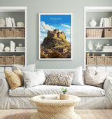 Edinburgh Print, Travel Poster of Edinburgh Castle, Scotland, Edinburgh Castle Art, Edinburgh Gift, Wall Art Print NQ Media Designs