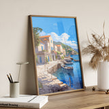 Vis Travel Print, Travel Poster of Vis, Croatia, Vis Art, Croatia Gift, Croatia Wall Art Print NQ Media Designs