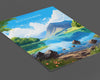 Buttermere Travel Print, Buttermere Travel Poster, England, Cumbria Art, Buttermere Gift, Lake District, Wall Art Print