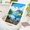 Buttermere Travel Print, Buttermere Travel Poster, England, Cumbria Art, Buttermere Gift, Lake District, Wall Art Print