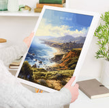 Big Sur Travel Print, Travel Poster of Big Sur, California, Big Sur Gift, USA Gift, Wall Art Print NQ Media Designs