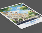 Belgravia Travel Poster, Travel Print of Belgravia, London Poster, Belgravia Gift, Belgravia Art, London Art UK Travel Gift NQ Media Designs