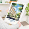 Belgravia Travel Poster, Travel Print of Belgravia, London Poster, Belgravia Gift, Belgravia Art, London Art UK Travel Gift