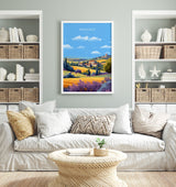 Provence Print, Travel Poster of Provence, France, Provence Gift, France Wall Art, Travel Gift NQ Media Designs
