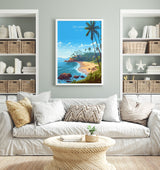 Sri Lanka Travel Print, Travel Poster of Sri Lanka, India, Sri Lanka Art, Sri Lanka Gift, India Art Gift, Wall Art Print NQ Media Designs