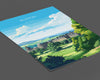 Buxton Travel Poster, Travel Print of Buxton, Buxton, Buxton Gift, Derbyshire Art