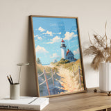 Cape Cod Poster, Travel Print of Cape Cod, Massachusetts, USA, Cape Cod Gift, Cape Cod Art, Travel Gift NQ Media Designs