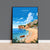 Algarve Travel Print, Travel Poster of Algarve, Portugal, Algarve Art, Algarve Gift, Portugal Wall Art Print