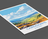 Cairngorms Travel Print, Travel Poster of Cairngorms , Scotland Gift, Cairngorms Art Gift, Scottish Highlands NQ Media Designs