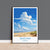 Heacham Beach Travel Print, Travel Poster of Heacham, Norfolk Gift, England, Norfolk Art, Heacham Beach Gift, Wall Art Print