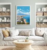 Kos Travel Poster, Travel Print of Kos, Greece Gift, Greek Islands Art, Kos Gift, Wall Art Print NQ Media Designs