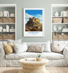 Edinburgh Travel Poster, Travel Print of Edinburgh, Scotland, Edinburgh Castle Art, Edinburgh Gift, Wall Art Print