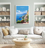 Sorrento Poster, Travel Print of Sorrento, Italy Poster, Sorrento Gift, Amalfi Coast Art, Italy Art Travel Gift NQ Media Designs