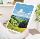 Black Forest Travel Print, Travel Poster of Black Forest , Black ForestGift,Germany Art Gift,Wall Art Print NQ Media Designs