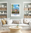 Barnes Travel Poster, Travel Print of Barnes, London Poster, Barnes Gift, Barnes Art, London Art UK Travel Gift