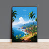 Goa Travel Print, Travel Poster of Goa, India, Goa Art, Goa Gift, India Art Gift, Wall Art Print NQ Media Designs