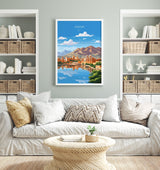 Jaipur Travel Print, Travel Poster of Jaipur, India, Jaipur Gift Art, India Gift, Wall Art Print NQ Media Designs