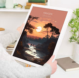 Kruger Travel Print, Travel Poster of Kruger, National Park, Kruger Gift, SouthAfrica Art, Wall Art Print NQ Media Designs