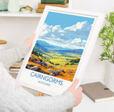 Cairngorms Travel Print, Travel Poster of Cairngorms , Scotland Gift, Cairngorms Art Gift, Scottish Highlands NQ Media Designs