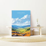 Cairngorms Travel Poster, Travel Print of Cairngorms , Scotland Gift, Cairngorms Art Gift, Scottish Highlands NQ Media Designs