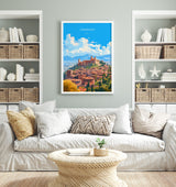 Granada Travel Poster, Travel Print of Granada , Spain Poster, GranadaGift, GranadaArt, Spain Art NQ Media Designs