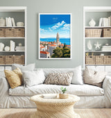Split Travel Print, Travel Poster of Split, Croatia, Split Art Gift, Wall Art Print NQ Media Designs