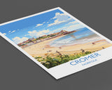 Cromer Beach Travel Print, Travel Poster of Cromer , Norfolk Gift, England, Norfolk Art, Cromer Beach Gift, Wall Art Print NQ Media Designs