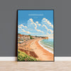 Sheringham Beach Travel Print, Travel Poster of Sheringham , Norfolk Gift, England, Norfolk Art, Sheringham Gift, Wall Art Print NQ Media Designs