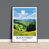Black Forest Travel Print, Travel Poster of Black Forest , Black ForestGift,Germany Art Gift,Wall Art Print