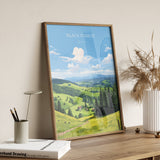 Black Forest Travel Print, Travel Poster of Black Forest , Black ForestGift,Germany Art Gift,Wall Art Print NQ Media Designs