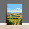 Champagne Poster, Travel Print of Champagne, Wine Region, Champagne Gift Art, France Art, Europe, Travel Gift NQ Media Designs