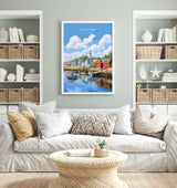 Rockport Poster, Travel Print of Rockport, Massachusetts Wall Art, Rockport Gift, USA, Travel Gift NQ Media Designs
