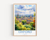 Oxford Poster, Travel Print of Oxford, England, Oxford Art Gift, Travel Watercolour Gift NQ Media Designs