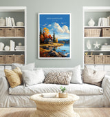 New Hampshire Print, Travel Poster of New Hampshire, New Hampshire State, New Hampshire Art Gift, USA, Travel Gift NQ Media Designs