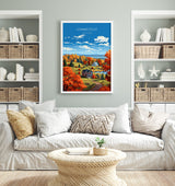 Connecticut Print, Travel Poster of Connecticut, Connecticut Art Gift, USA, Travel Gift NQ Media Designs