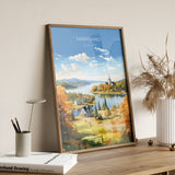 Maryland Print, Travel Poster of Maryland, Maryland State, Maryland Art Gift, USA, Travel Gift NQ Media Designs