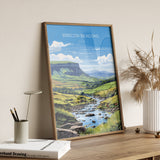 Brecon Beacons Poster, Brecon Beacons Travel Print, Wales, Welsh Art, Brecon Beacons Gift, Wall Art Print NQ Media Designs
