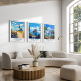 Cayman Islands Travel Print, Travel Poster of Cayman Islands, Caribbean, Cayman Islands Art Lovers Gift, Wall Art Print