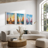Eiffel Tower Paris Wall Art Print, Travel Poster of Eiffel Tower Paris Abstract Art , Paris Art Gift, France, Abstract Art Gift NQ Media Designs