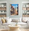 Chester Travel Print, Chester Travel Poster, England, Cheshire Art, Chester Gift, Wall Art Print