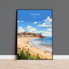 Cromer Beach Poster, Travel Print of Cromer, Norfolk Gift, England, Norfolk Art, Cromer Beach Gift, Wall Art Print NQ Media Designs