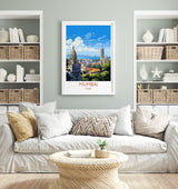 Mumbai Travel Print, Travel Poster of Mumbai, India, Mumbai Art Gift, Wall Art Print NQ Media Designs