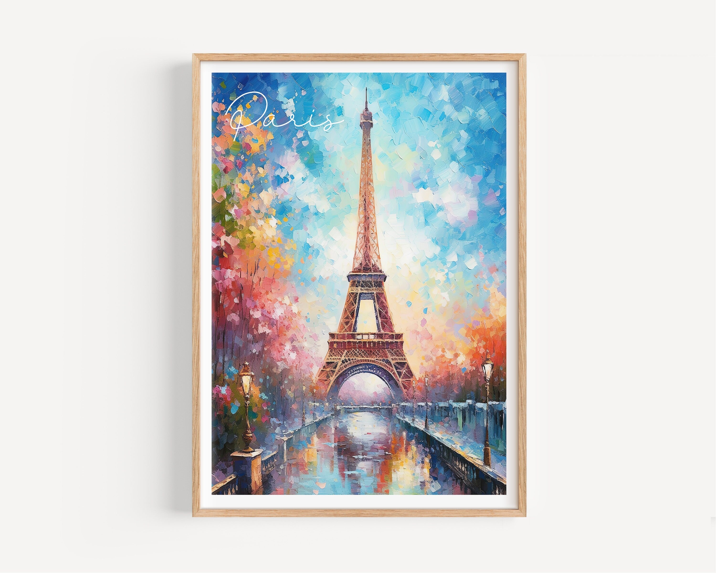 Eiffel Tower Paris Wall Art Print, Travel Poster of Eiffel Tower Paris Abstract Art , Paris Art Gift, France, Abstract Art Gift NQ Media Designs