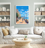 Nice Travel Poster Wall Art, Travel Print of Nice, France, Nice Art Gift, Wall Decor NQ Media Designs